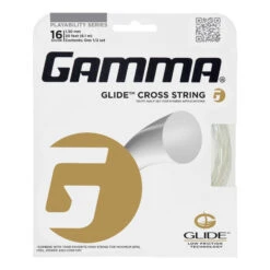GAMMA Glide Cross Halfset Crystal Saitenset 6,10m - Weiß