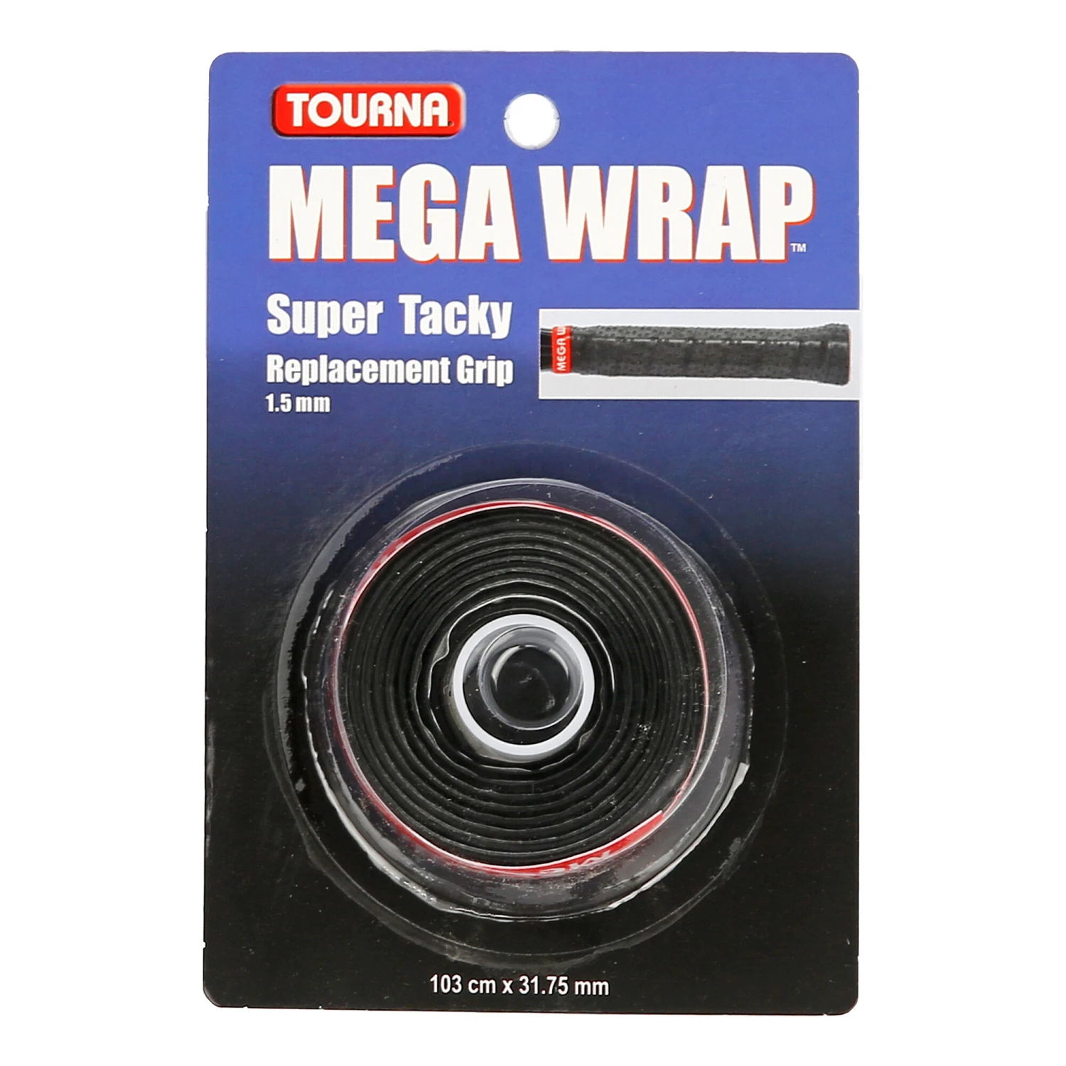 Tourna Mega Wrap 1er Pack - Schwarz