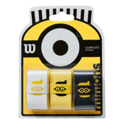 Wilson Minions Pro Overgrip 3er Pack - Mehrfarbig