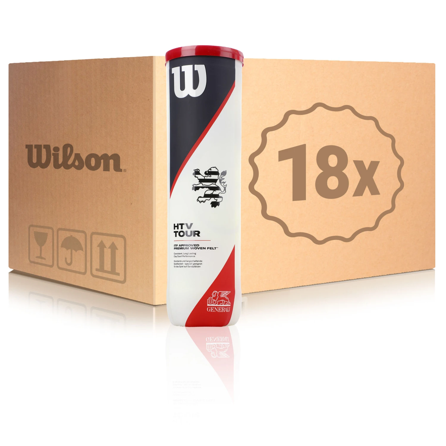 Wilson HTV Tour 18x 4er Dose Im Karton
