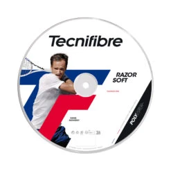 TECNIFIBRE Razor Soft 200m Saitenrolle - Grau