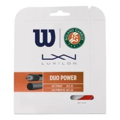 Wilson Duo Power Roland Garros Saitenset 12,2m - Rot