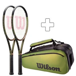 Wilson Blade 98 16X19 V8 Turnierschläger (plus Schlägertasche)
